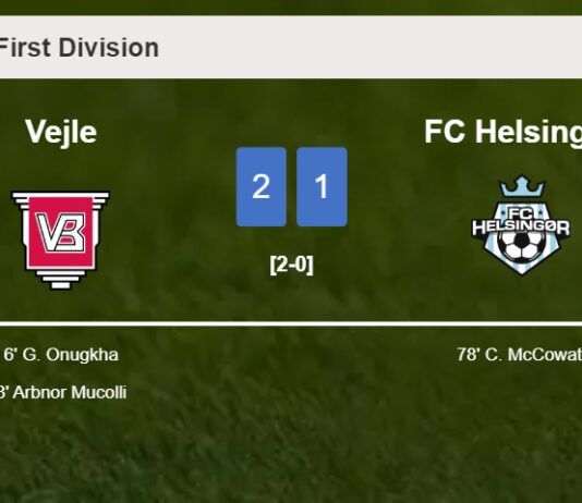 Vejle overcomes FC Helsingør 2-1