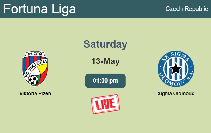 How to watch Viktoria Plzeň vs. Sigma Olomouc on live stream and at what time