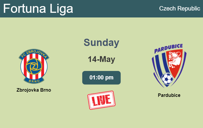 How to watch Zbrojovka Brno vs. Pardubice on live stream and at what time