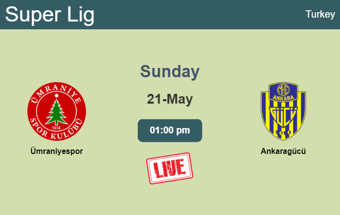 How to watch Ümraniyespor vs. Ankaragücü on live stream and at what time