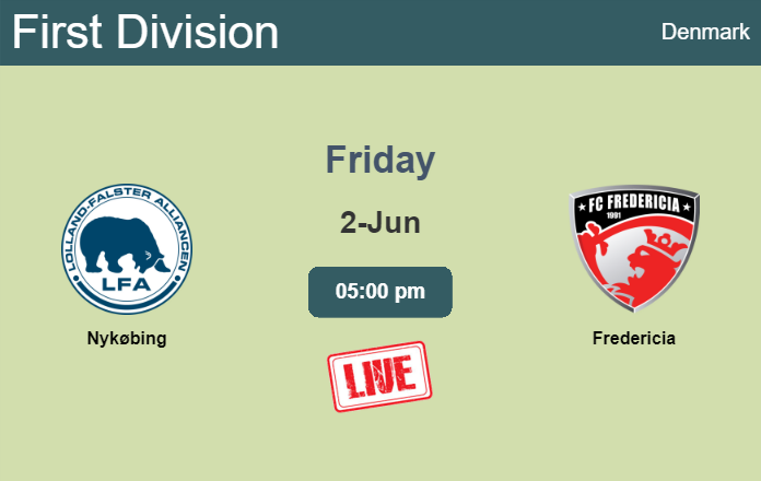 How to watch Nykøbing vs. Fredericia on live stream and at what time