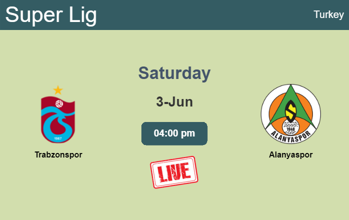 How to watch Trabzonspor vs. Alanyaspor on live stream and at what time