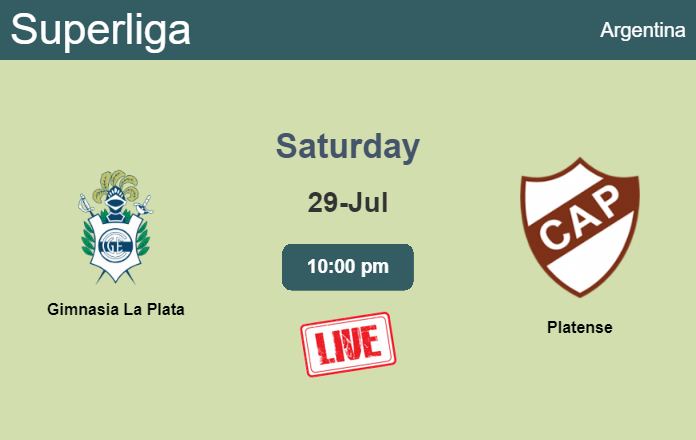 How to watch Gimnasia La Plata vs. Platense on live stream and at what time