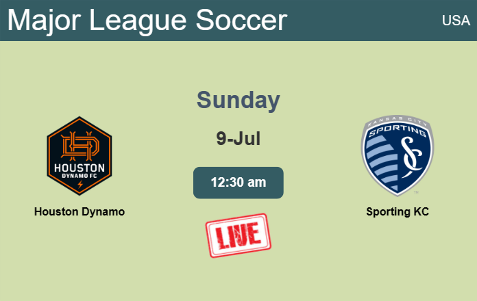 How to watch Houston Dynamo vs. Sporting KC on live stream and at what time