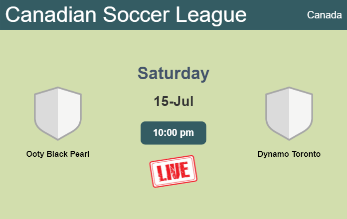 How to watch Ooty Black Pearl vs. Dynamo Toronto on live stream and at what time