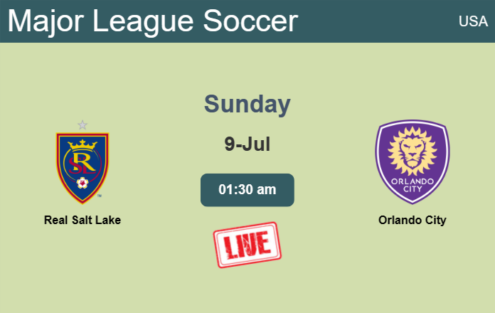 How to watch Real Salt Lake vs. Orlando City on live stream and at what time