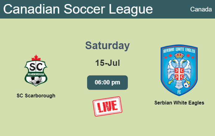How to watch SC Scarborough vs. Serbian White Eagles on live stream and at what time