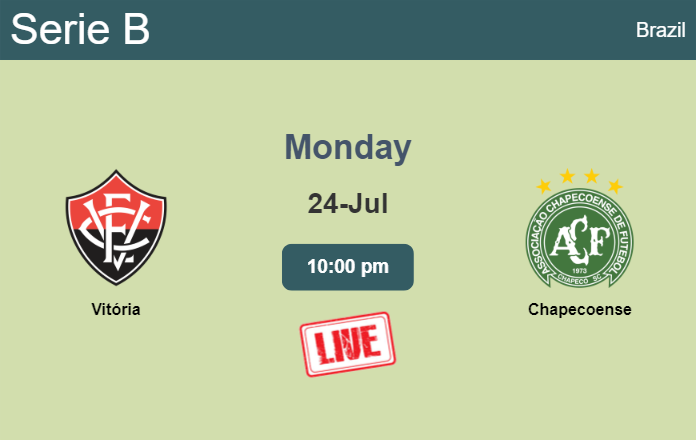 How to watch Vitória vs. Chapecoense on live stream and at what time