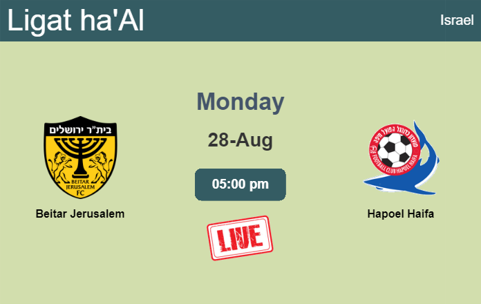 How to watch Beitar Jerusalem vs. Hapoel Haifa on live stream and at what time