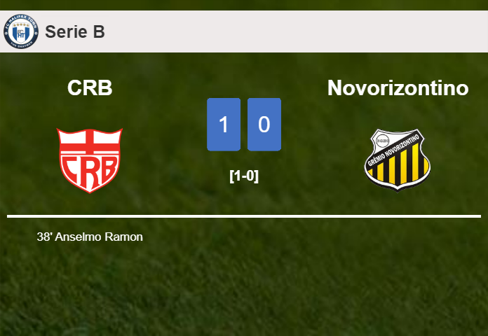 CRB defeats Novorizontino 1-0 with a goal scored by A. Ramon
