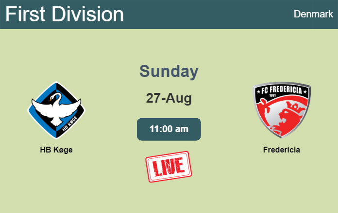 How to watch HB Køge vs. Fredericia on live stream and at what time