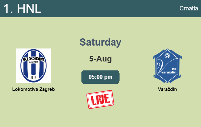 How to watch Lokomotiva Zagreb vs. Varaždin on live stream and at what time