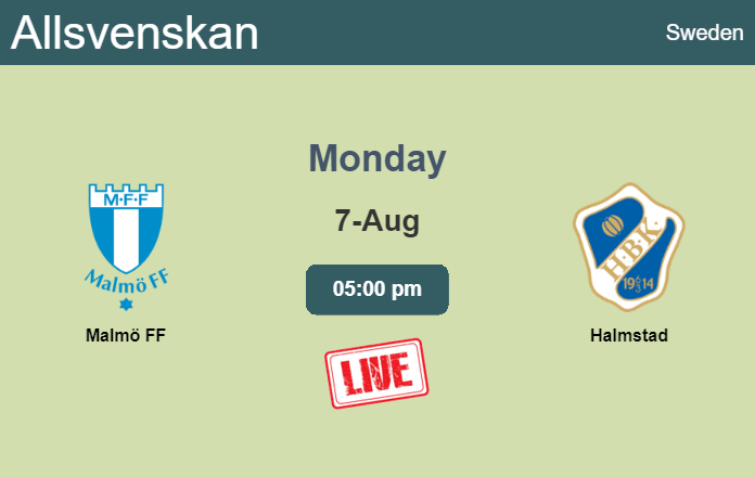 How to watch Malmö FF vs. Halmstad on live stream and at what time