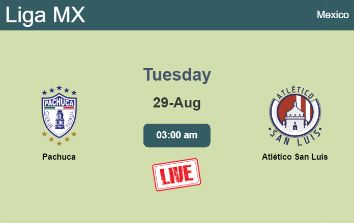 How to watch Pachuca vs. Atlético San Luis on live stream and at what time