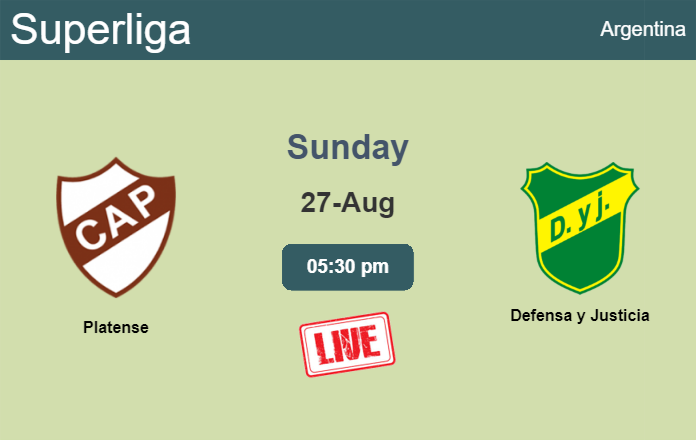 How to watch Platense vs. Defensa y Justicia on live stream and at what time