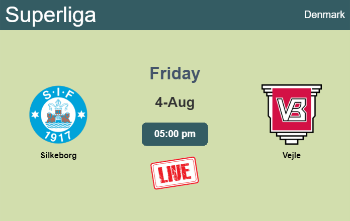 How to watch Silkeborg vs. Vejle on live stream and at what time