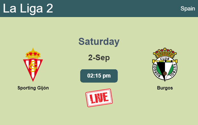 How to watch Sporting Gijón vs. Burgos on live stream and at what time