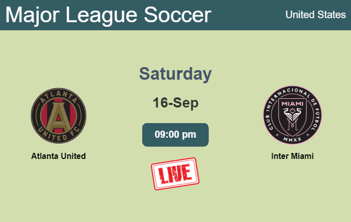 How to watch Atlanta United vs. Inter Miami on live stream and at what time
