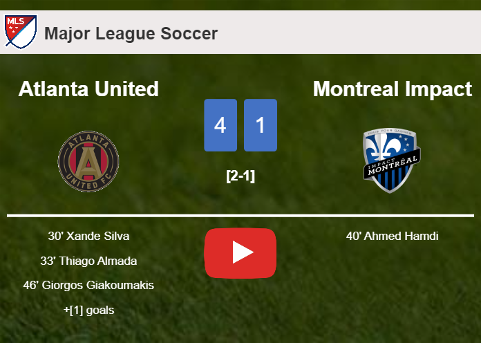 Atlanta United obliterates Montreal Impact 4-1 with a superb performance. HIGHLIGHTS