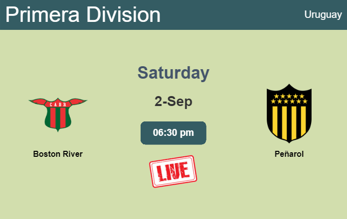 How to watch Boston River vs. Peñarol on live stream and at what time