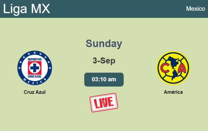 How to watch Cruz Azul vs. América on live stream and at what time