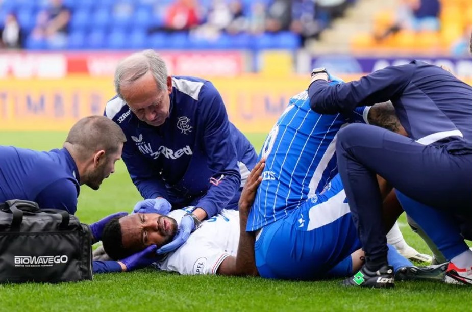 Danilo From Rangers Fc Suffer Head Fracture