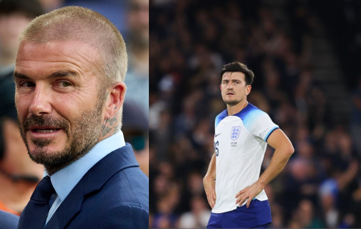 David Beckham Supports Harry Maguire