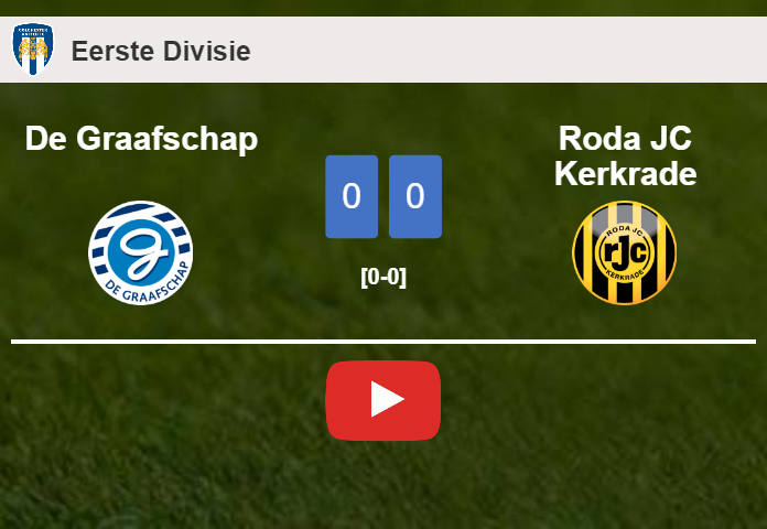 De Graafschap draws 0-0 with Roda JC Kerkrade on Friday. HIGHLIGHTS