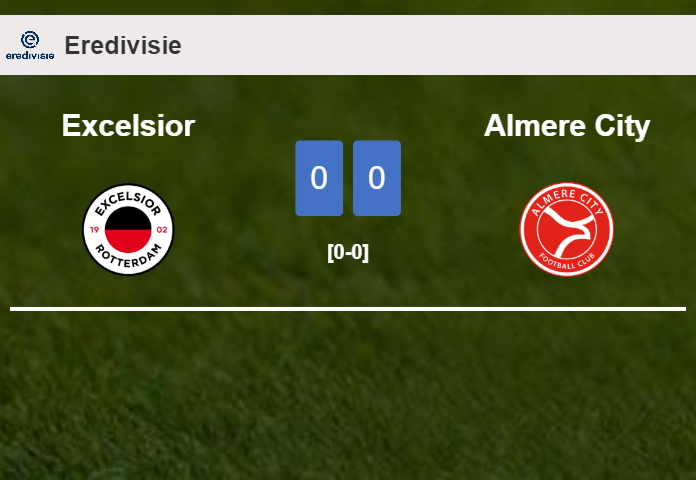 Excelsior draws 0-0 with Almere City on Sunday