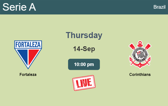 How to watch Fortaleza vs. Corinthians on live stream and at what time