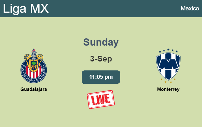 How to watch Guadalajara vs. Monterrey on live stream and at what time