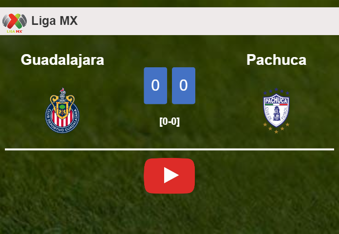 Guadalajara draws 0-0 with Pachuca with Illian Hernández missing a penalt. HIGHLIGHTS