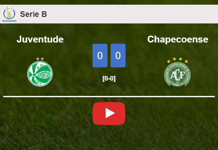 Chapecoense stops Juventude with a 0-0 draw. HIGHLIGHTS
