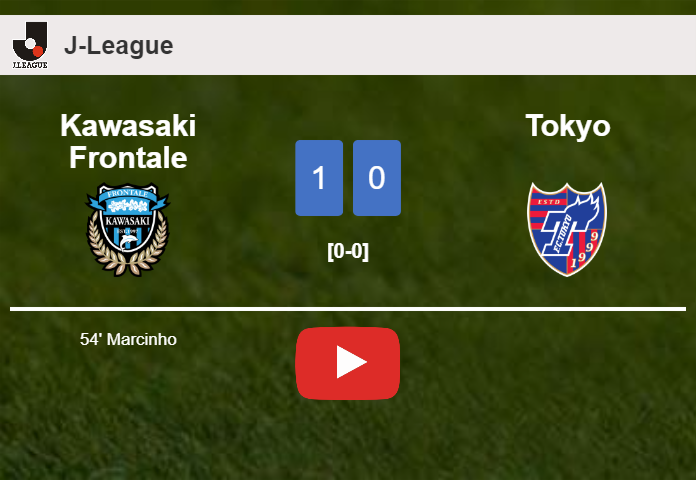 Kawasaki Frontale conquers Tokyo 1-0 with a goal scored by Marcinho. HIGHLIGHTS