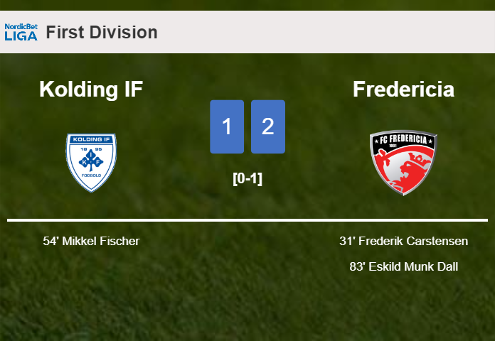 Fredericia overcomes Kolding IF 2-1