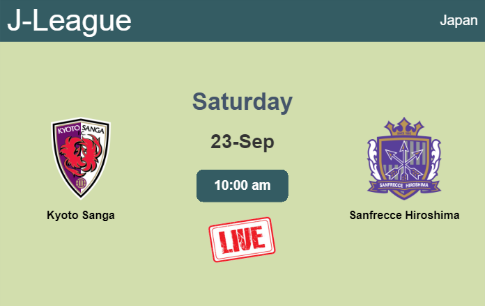 How to watch Kyoto Sanga vs. Sanfrecce Hiroshima on live stream and at what time