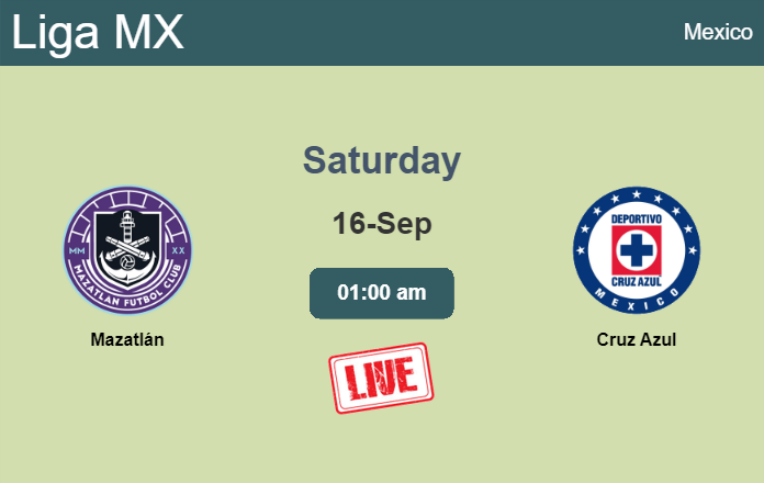 How to watch Mazatlán vs. Cruz Azul on live stream and at what time
