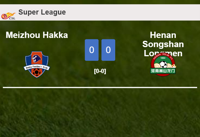 Meizhou Hakka draws 0-0 with Henan Songshan Longmen on Saturday