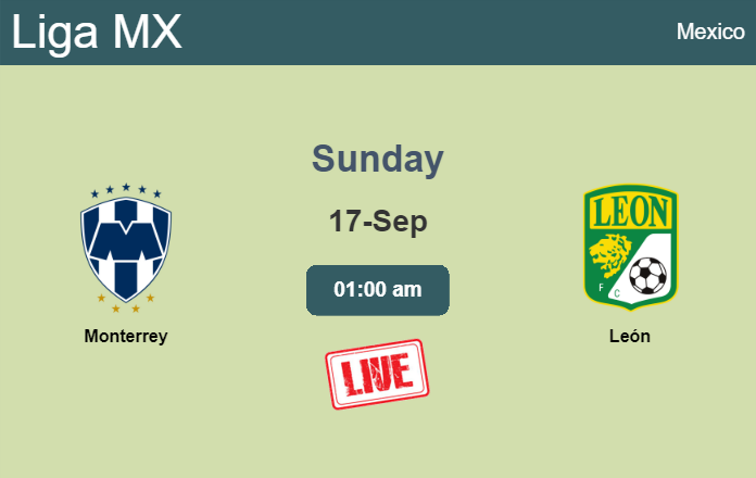 How to watch Monterrey vs. León on live stream and at what time