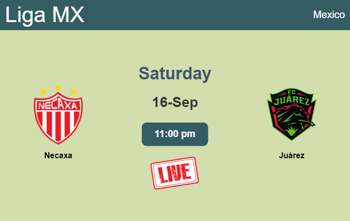 How to watch Necaxa vs. Juárez on live stream and at what time