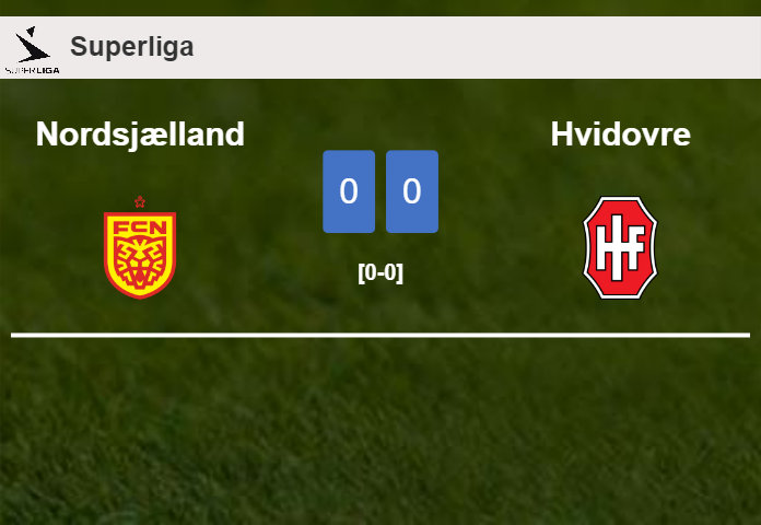 Nordsjælland draws 0-0 with Hvidovre on Monday
