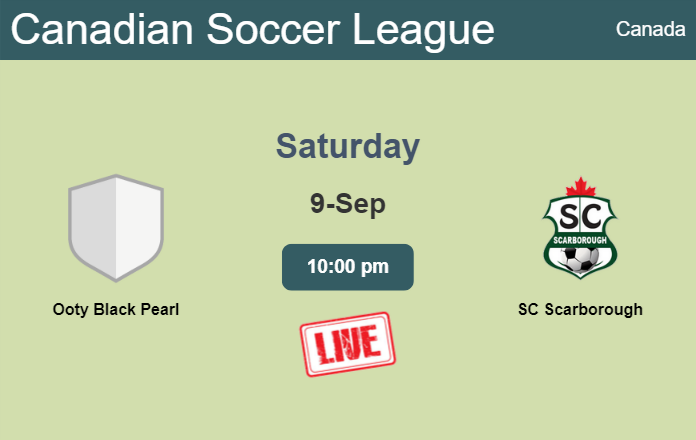 How to watch Ooty Black Pearl vs. SC Scarborough on live stream and at what time