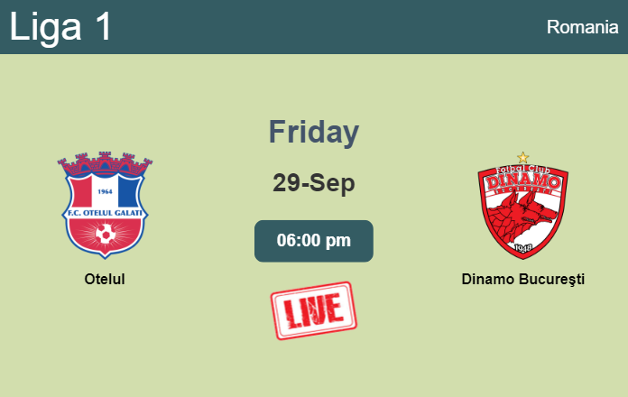 How to watch Otelul vs. Dinamo Bucureşti on live stream and at what time