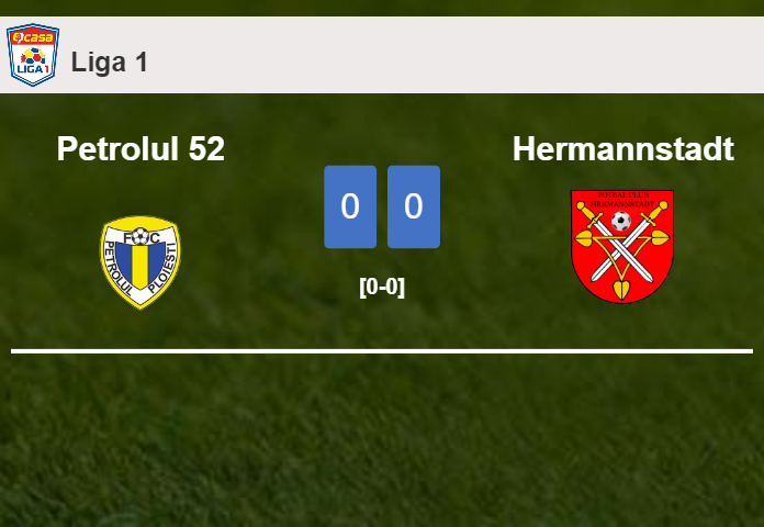 Petrolul 52 draws 0-0 with Hermannstadt on Sunday