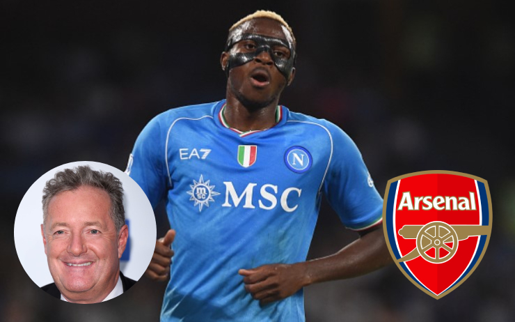 Piers Morgan Wants Victor Osimhen To Come At Arsenal