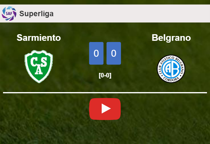 Sarmiento draws 0-0 with Belgrano with Agustín Fontana missing a penalt. HIGHLIGHTS