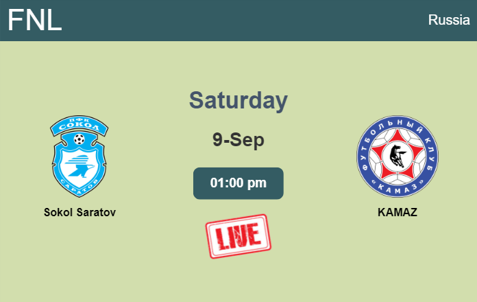 How to watch Sokol Saratov vs. KAMAZ on live stream and at what time