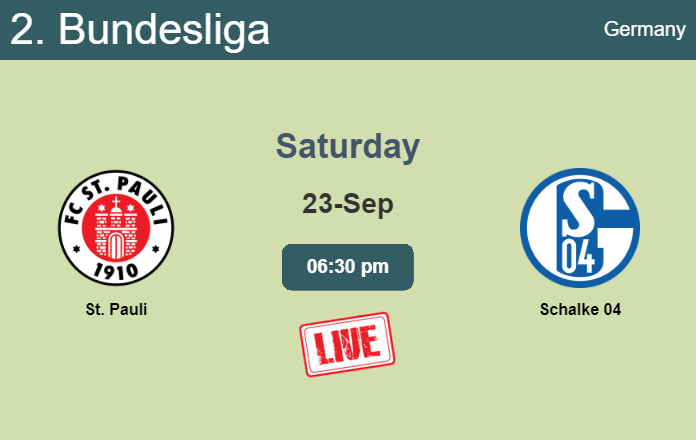 How to watch St. Pauli vs. Schalke 04 on live stream and at what time