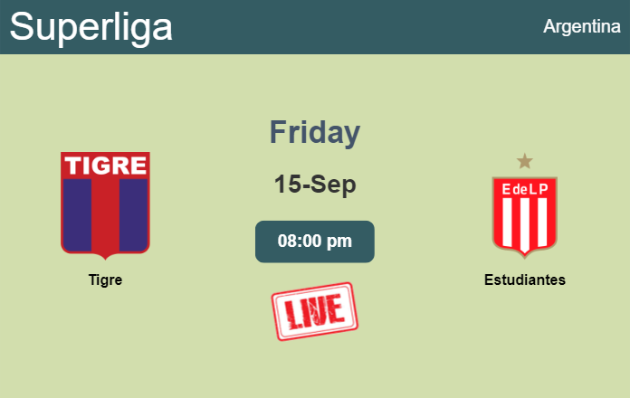 How to watch Tigre vs. Estudiantes on live stream and at what time
