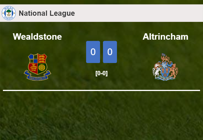 Wealdstone draws 0-0 with Altrincham on Saturday